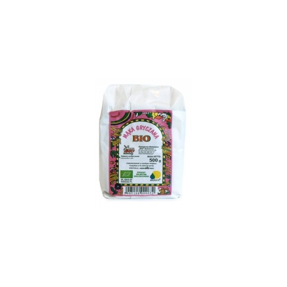 Mąka gryczana razowa 500 g BIO Babalscy cena 2,64$
