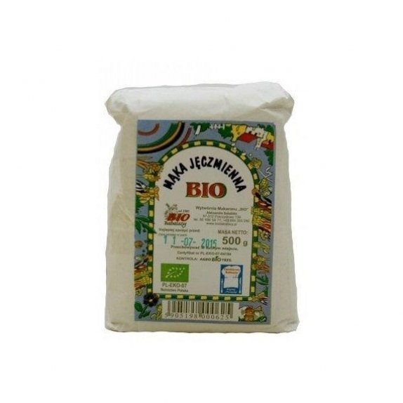 Mąka jęczmienna razowa 500 g Bio Babalscy cena 4,50zł