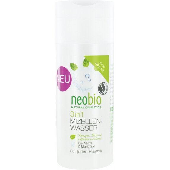 Neobio płyn micelarny do demakijażu 3 w 1 eko 150 ml ECO cena €3,37