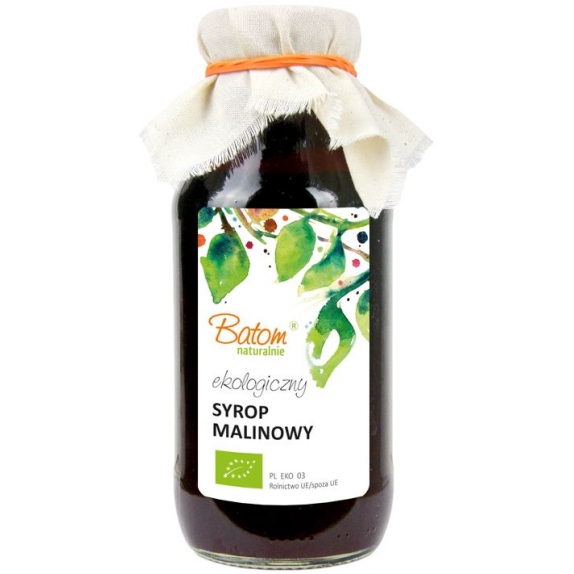 Syrop malinowy 330 ml BIO Batom cena 20,99zł