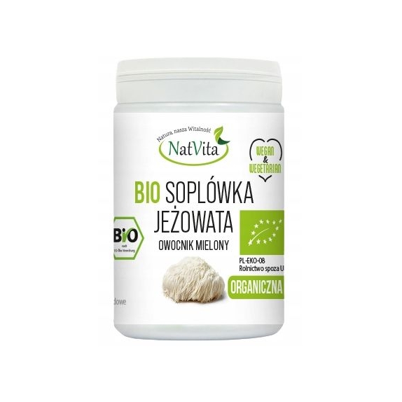 Bio Soplówka Jeżowata proszek 100g Natvita cena 12,12$