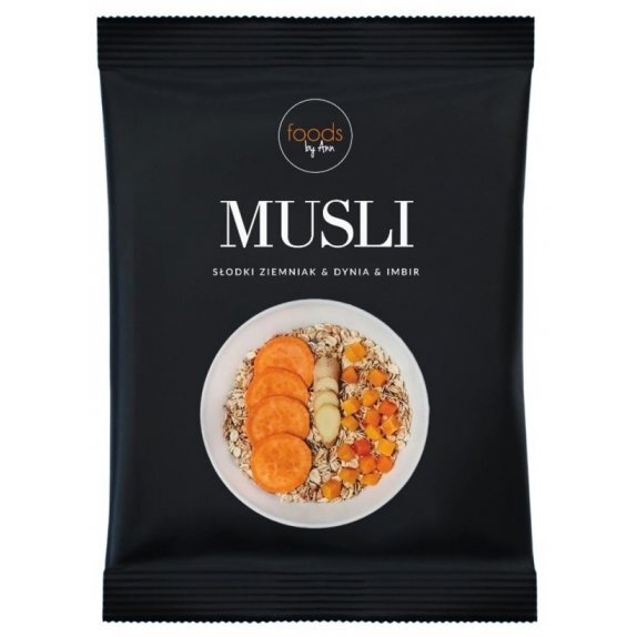 Musli słodki ziemniak dynia imbir 50 g Foods by Ann cena 4,59zł