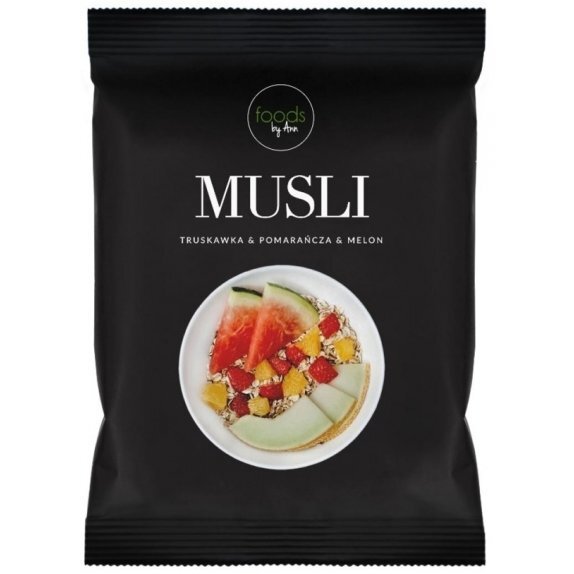 Musli truskawka pomarańcza melon 50 g Foods by Ann cena 4,71zł