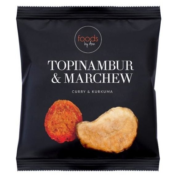 Chipsy topinambur marchew curry kurkuma 20 g Foods by Ann cena 4,99zł