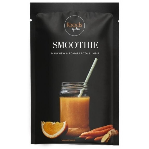 Smoothie marchew pomarańcza imbir 22 g Foods by Ann cena 4,89zł