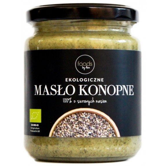 Ekologiczne masło konopne 250 g Foods by Ann + Baton by Ann GRATIS! cena 36,99zł