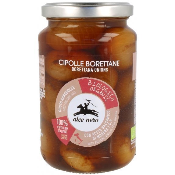 Cebula Borettana w zalewie z octu balsamicznego BIO 350 g Alce Nero cena 15,10zł