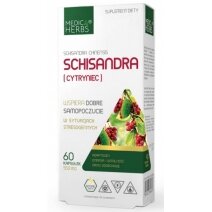 Medica Herbs schisandra wyciąg 550 mg 60 kapsułek