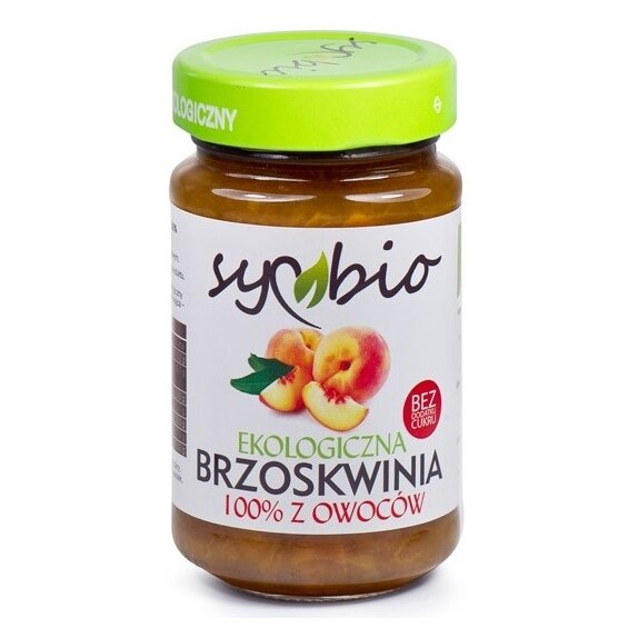 Brzoskwinia 100% z owoców eko 250 g Symbio cena 11,96zł