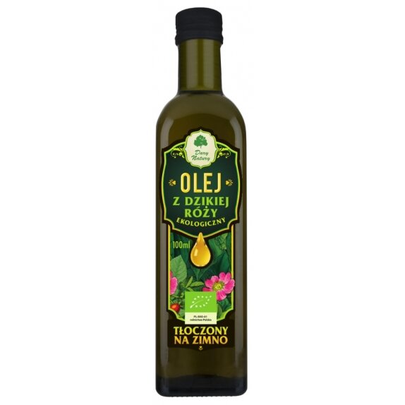 Olej z dzikiej róży 100 ml BIO Dary Natury cena 45,95zł