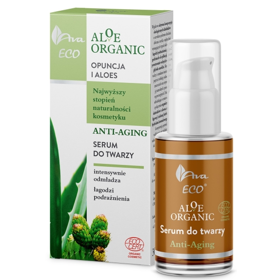Ava Aloe Organic serum do twarzy opuncja i aloes 30 ml cena 27,90zł