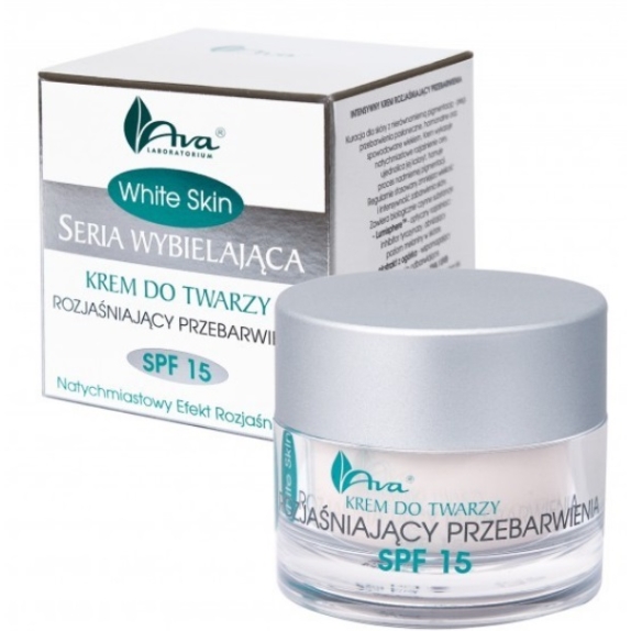 Ava White Skin krem rozjaśniający przebarwienia SPF15 50 ml cena 36,90zł