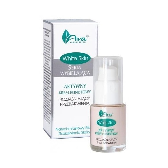 Ava White Skin krem punktowy rozjaśniający przebarwienia 15 ml cena 38,50zł