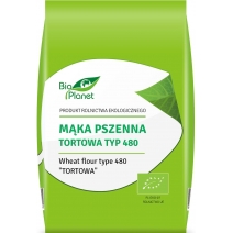 Mąka pszenna tortowa typ 480 1 kg BIO Bio Planet 