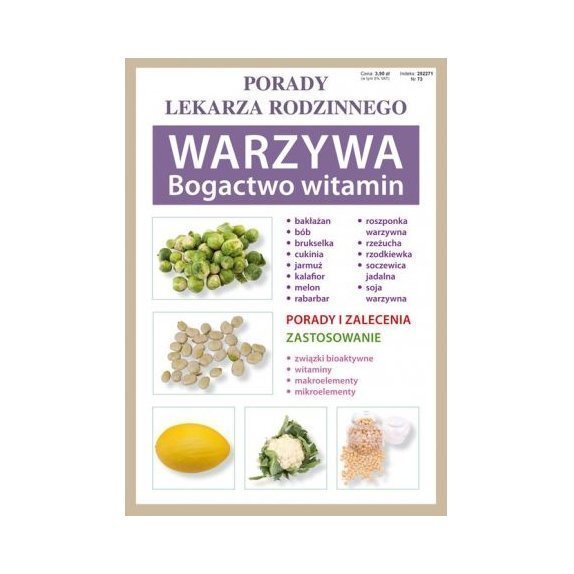 Książka "Warzywa - bogactwo witamin" Anna Kubanowska cena €1,17