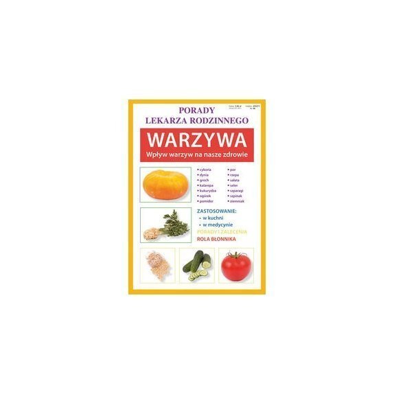 Książka "Warzywa. Wpływ warzyw na nasze zdrowie" Anna Kubanowska cena 4,35zł