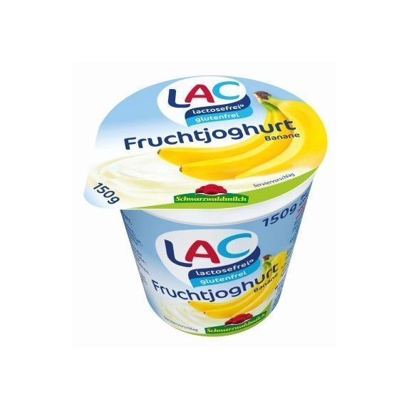 Jogurt bananowy bez laktozy 150 g Schwarzwaldmilch cena 3,14zł