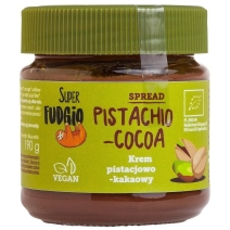 Krem pistacjowo-kakaowy bezglutenowy BIO 190 g Me Gusto (Super Fudgio)