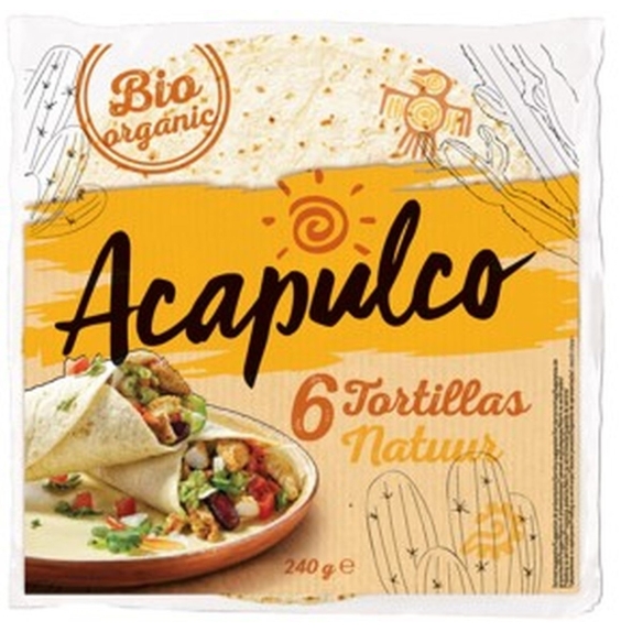 Tortilla 240 g (6 sztuk) BIO Acapulco cena €2,15