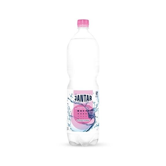 Woda mineralna delikatnie gazowana 1,5 l Jantar cena 4,49zł