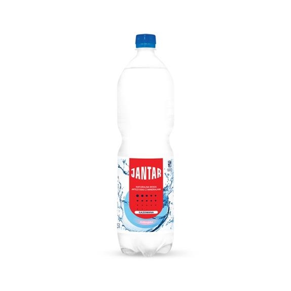 Woda mineralna gazowana 1,5 l Jantar cena 4,49zł