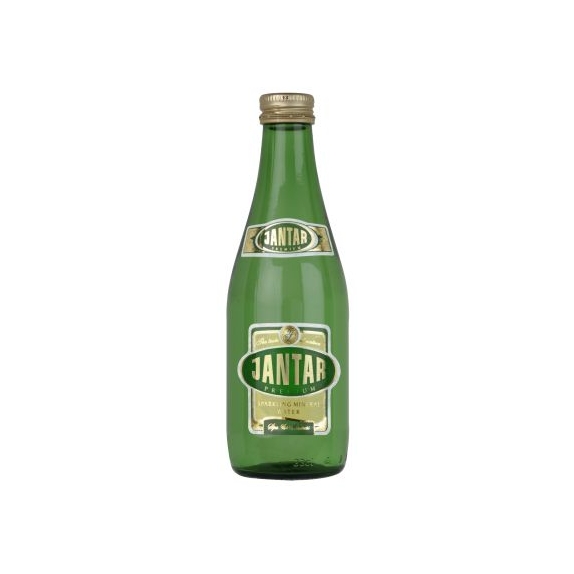 Woda mineralna gazowana premium 330 ml Jantar cena 3,75zł