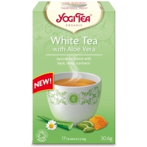 Herbata biała z aloesem 17 saszetek BIO Yogi Tea