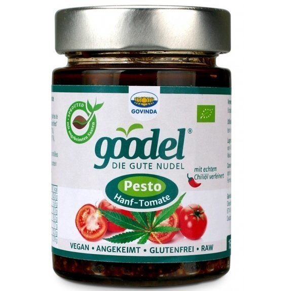 Pesto konopne z pomidorami bez glutenu 150 g Govinda cena 21,41zł