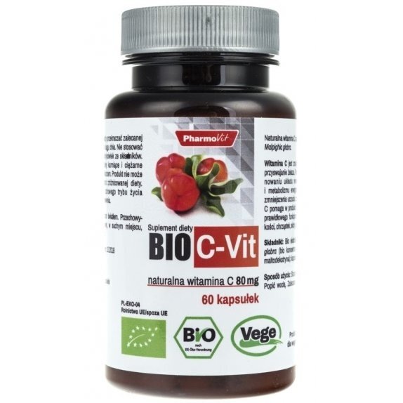 CeVit Bio naturalna witamina C 60 kapsułek Pharmovit cena 42,85zł