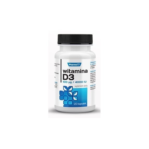 Witamina D3 4000 Iu 120 Kapsułek Pharmovit