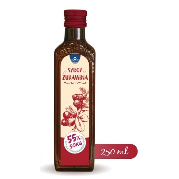 Syrop z żurawiny 250 ml Oleofarm cena 15,50zł
