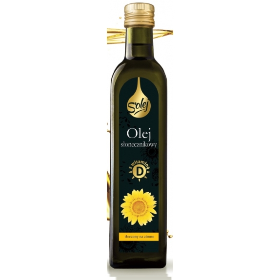 S'olej słonecznikowy z witaminą D 250 ml Oleofarm cena 8,90zł