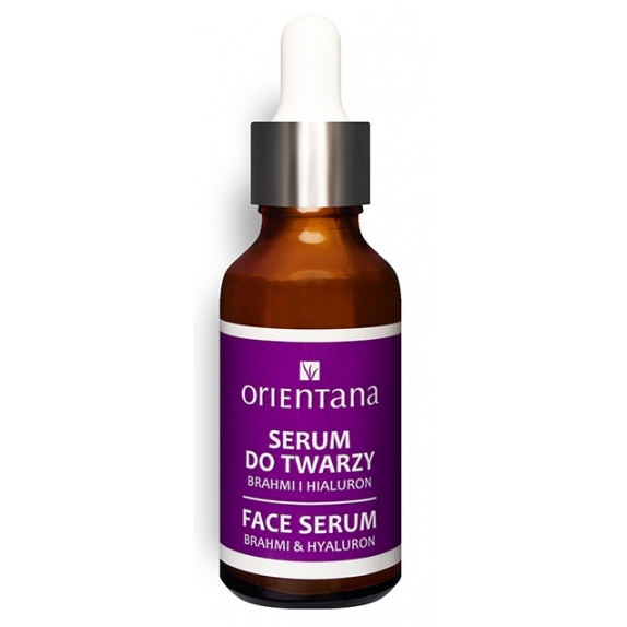 Orientana BIO SERUM do twarzy BRAHMI & KWAS HIALURONOWY 30 ml cena 55,50zł