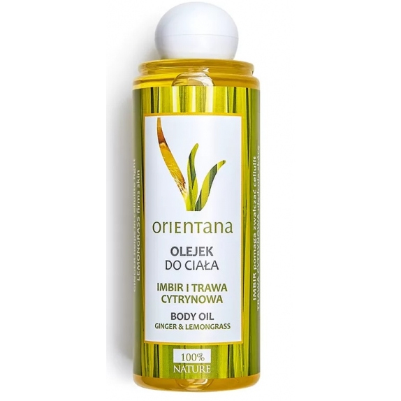 Olejek do ciała IMBIR I TRAWA CYTRYNOWA 210 ml Orientana cena 42,90zł
