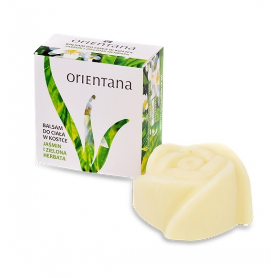 Balsam do ciała w kostce JAŚMIN I ZIELONA HERBATA 60 g Orientana cena 32,00zł