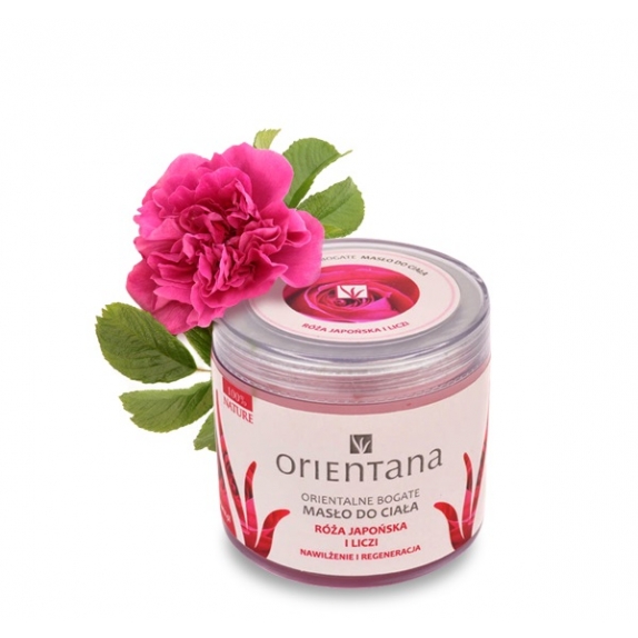 Orientalne bogate masło do ciała RÓŻA JAPOŃSKA I LICZI 100 g Orientana cena 37,90zł