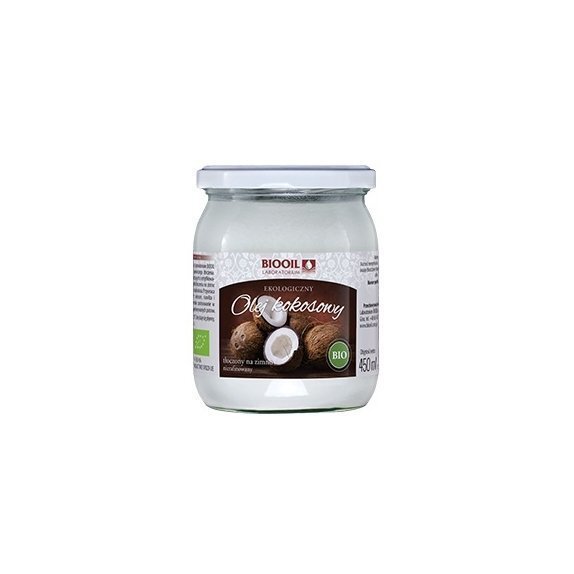 Olej kokosowy BIO tłoczony na zimno 450 ml BioOil cena 38,84zł