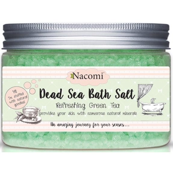 Nacomi sól do kąpieli zielona herbata 450 g cena 16,75zł