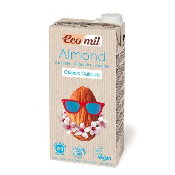 Napój migdałowy Classic z wapniem BIO 1 l Ecomil cena 3,05$