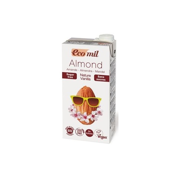 Napój migdałowy o smaku waniliowym BEZ CUKRU 1 l BIO Ecomil cena 15,75zł