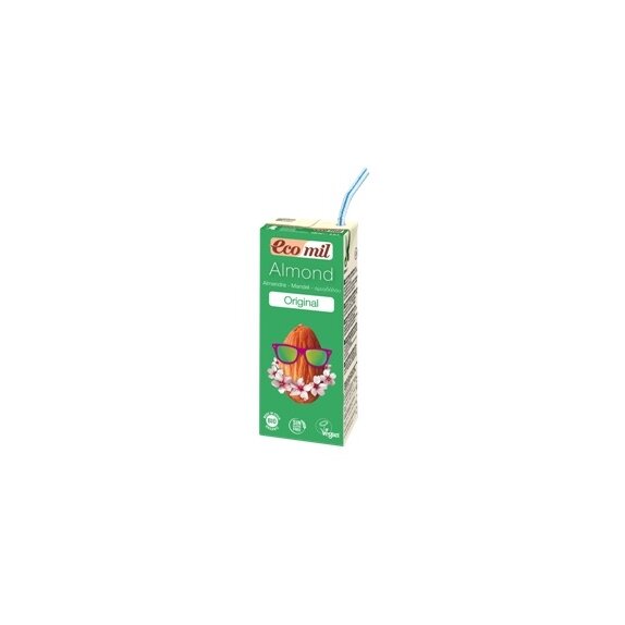 Napój migdałowy słodzony syropem z agawy BIO 200 ml Ecomil cena 6,19zł