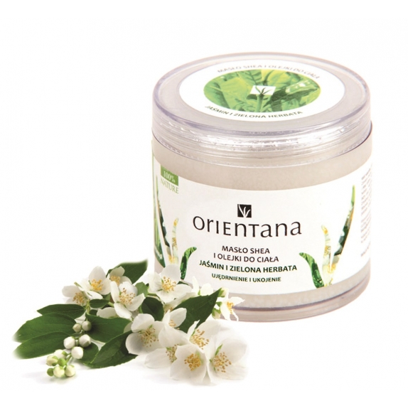 Orientana masło Shea i olejki JAŚMIN I ZIELONA HERBATA 100 g cena 40,90zł