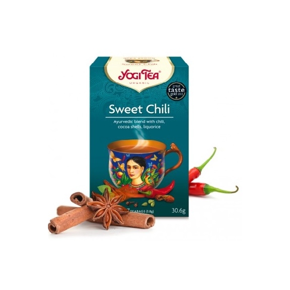 Herbata słodka chilli 17 saszetek x 1,8g BIO Yogi Tea  cena 12,75zł