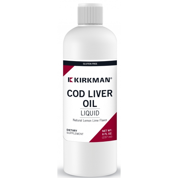 Kirkman Cod Liver Oil Liquid tran z wątroby dorsza naturalny 237 ml cena 215,25zł