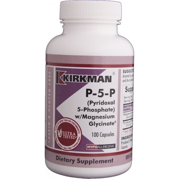 Kirkman P-5-P with Magnesium Glycinate® (Hypoallergenic) 100 kapsułek cena 164,09zł