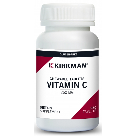 Kirkman Vitamin C 250 mg witamina C ze stewią 250 tabletek do żucia cena 225,00zł