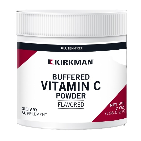 Kirkman Buffered Vitamin C Powder - Flavored witamina C o smaku marakui w proszku 198,5 g cena 229,00zł