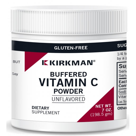 Kirkman Buffered Vitamin C Powder - Unflavored witamina C bez smaku w proszku 198,5 g cena 229,00zł