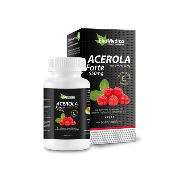 Acerola 60 kapsułek EkaMedica cena 32,90zł