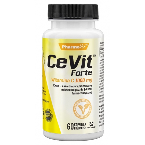 Cevit Forte 60 kapsułek Pharmovit cena 21,90zł